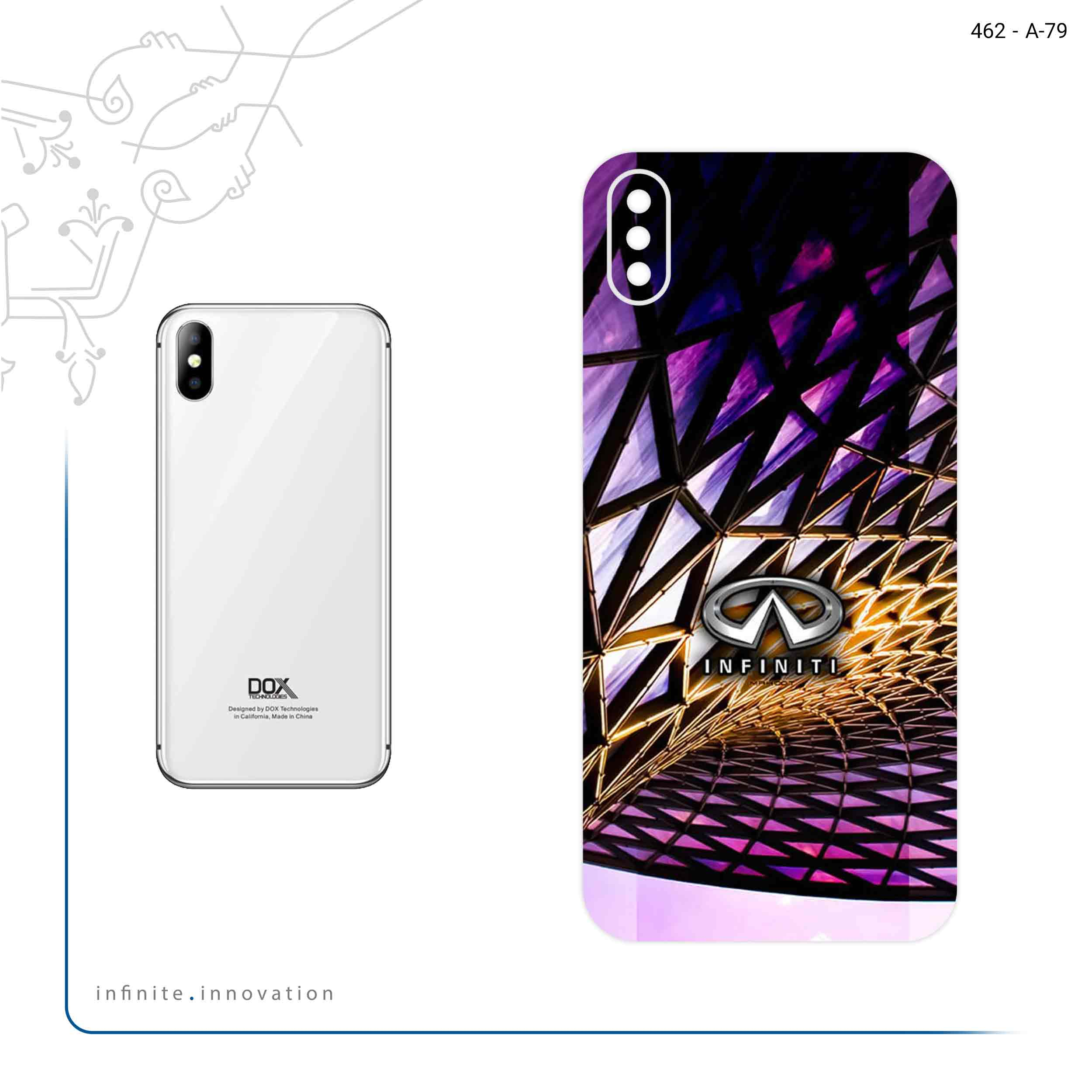 برچسب پوششی ماهوت مدل infinity مناسب برای گوشی موبایل داکس Botlex 2