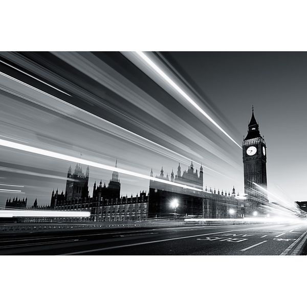کاغذ دیواری 4 تکه 1وال مدل London-003 کاغذ دیواری 4 تکه 1وال مدل London-003