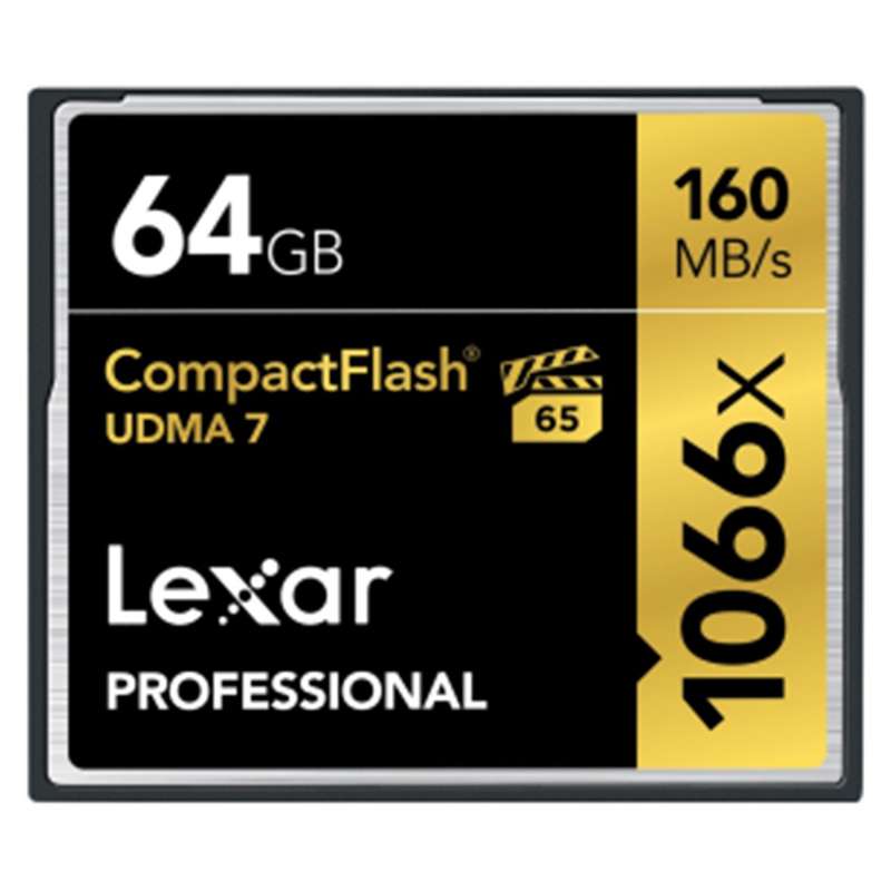 کارت حافظه CF لکسار مدل Professional CompactFlash سرعت 1066X 160MBps ظرفیت 64 گیگابایت کارت حافظه CF لکسار مدل Professional CompactFlash سرعت 1066X 160MBps ظرفیت 64 گیگابایت