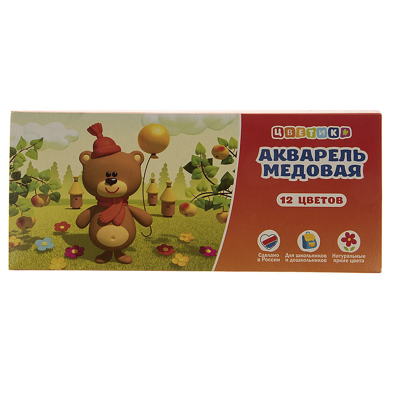 آبرنگ 12 رنگ تسوتیک