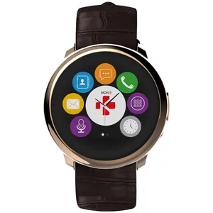 ساعت هوشمند مای کرونوز مدل Zeround Premium Leather Rose Gold Brown