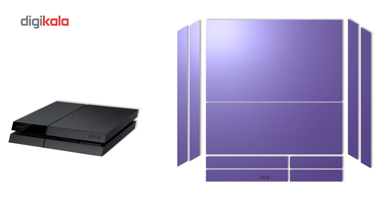 برچسب ماهوت مدل Purple Color  Special  مناسب برای کنسول بازی PS4