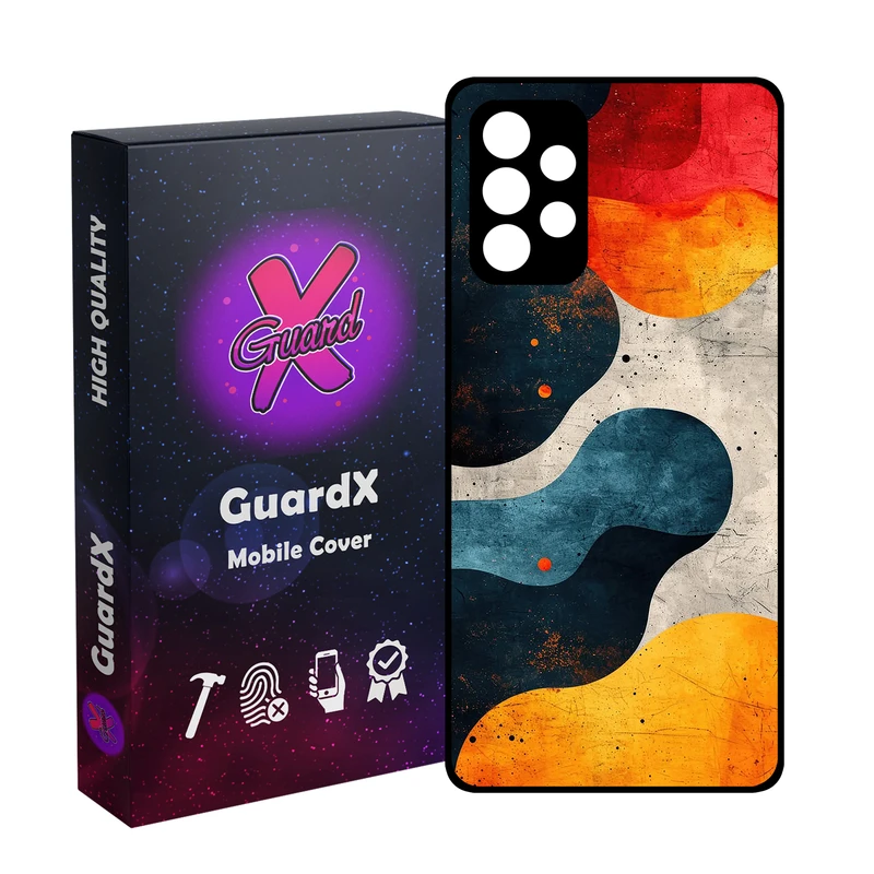 کاور گارد ایکس طرح رنگی مدل Glass10751 مناسب برای گوشی موبایل سامسونگ Galaxy A52/A52S