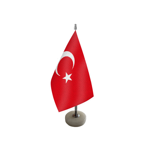 پرچم رومیزی مدل کشور ترکیه کد 2