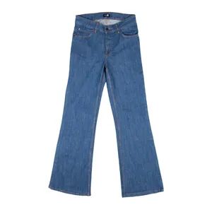 شلوار جین زنانه مدل دمپا گشاد کد 154