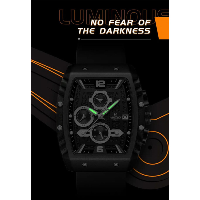 ساعت مچی عقربه‌ای مردانه کوارتز نیوی فورس مدل کرنوگراف کد 8025