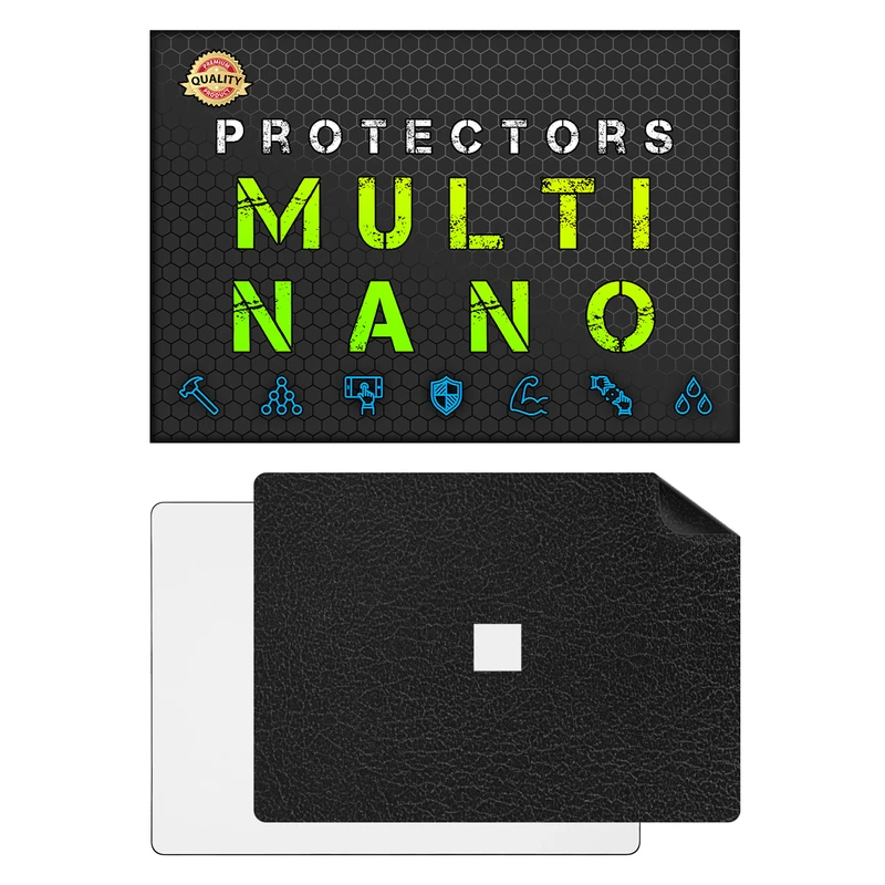 برچسب پوششی پشت لپ تاپ مولتی نانو طرح چرم مدل X-F1L مناسب برای لپ تاپ مایکروسافت Surface Laptop 4 13.5 inch 2021
