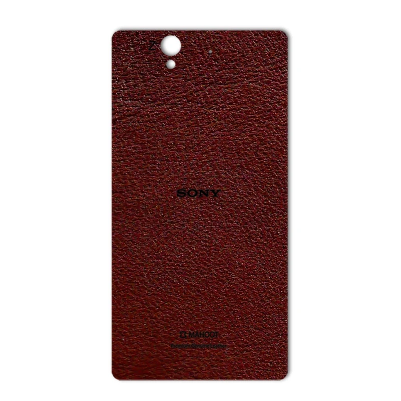 برچسب پوششی ماهوت مدلNatural Leather مناسب برای گوشی Sony Xperia Z