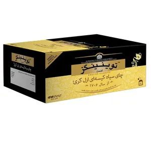 چای سیاه کیسه‌ای ارل گری توینینگز - 100 گرم بسته 50 عددی