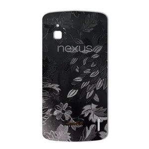 MAHOOT Wild-flower Texture Cover Sticker for Google Nexus 4