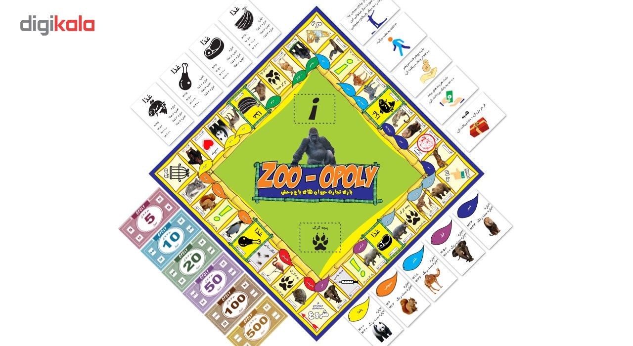 مشخصات، قیمت و خرید بازی فکری مونوپولی مدل Zoo Monopoly | دیجی‌کالا