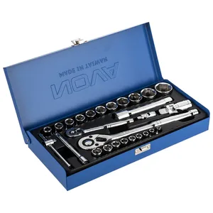 Nova NTS 7014 Socket Set And Ratchet Wrench 27 PCS