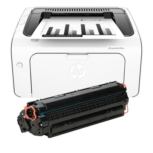 پرینتر لیزری اچ پی مدل LaserJet Pro M12a به همراه یک تونر اضافه پرینتر لیزری اچ پی مدل LaserJet Pro M12a به همراه یک تونر اضافه