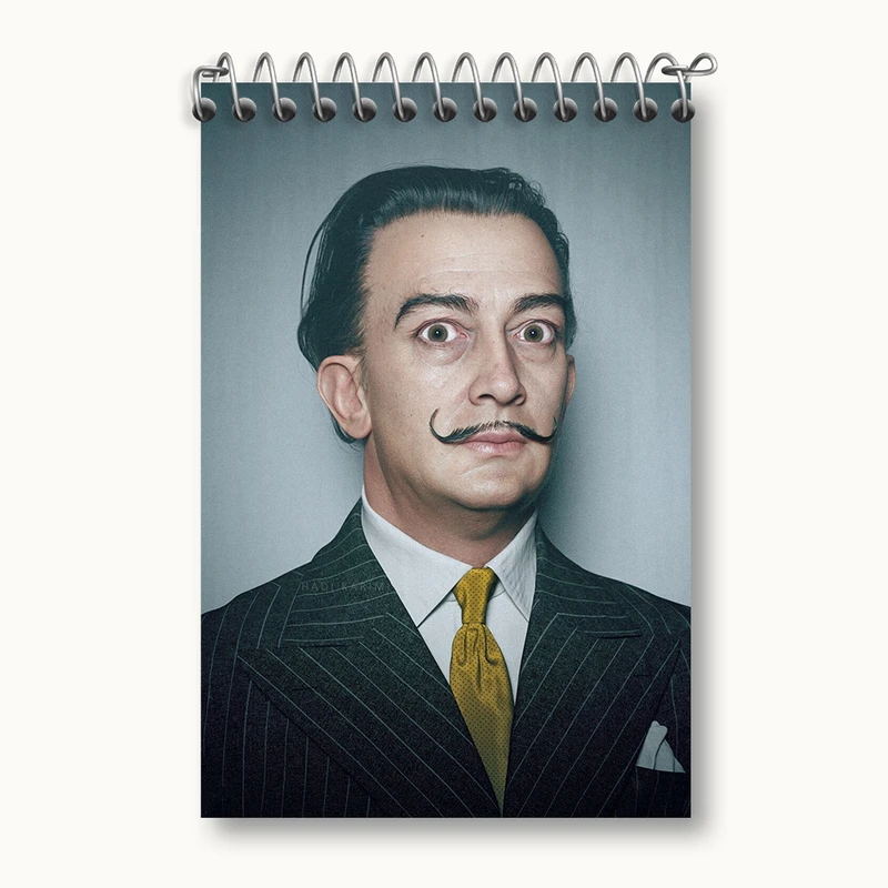 دفتر یادداشت 50 برگ خندالو مدل سالوادور دالی کد F890