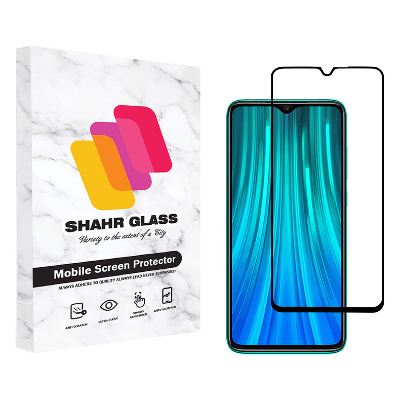 محافظ صفحه نمایش شهر گلس مدل FUL مناسب برای گوشی موبایل شیائومی Redmi Note 8 Pro