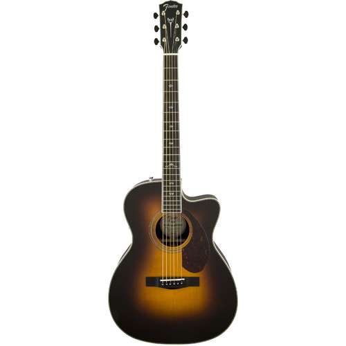 گیتار آکوستیک فندر مدل PM-3 Deluxe Triple-0 Vintage Sunburst