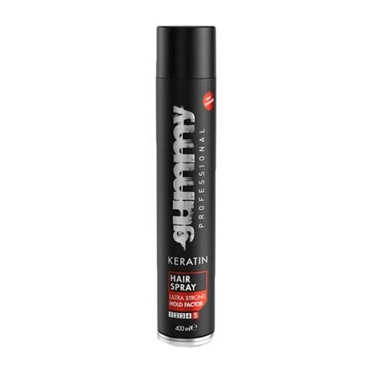 اسپری حالت‌دهنده مو با قدرت حفظ حالت مو پنج گومی مدل ultra strong مناسب برای انواع مو حجم 400 میلی‌لیتر