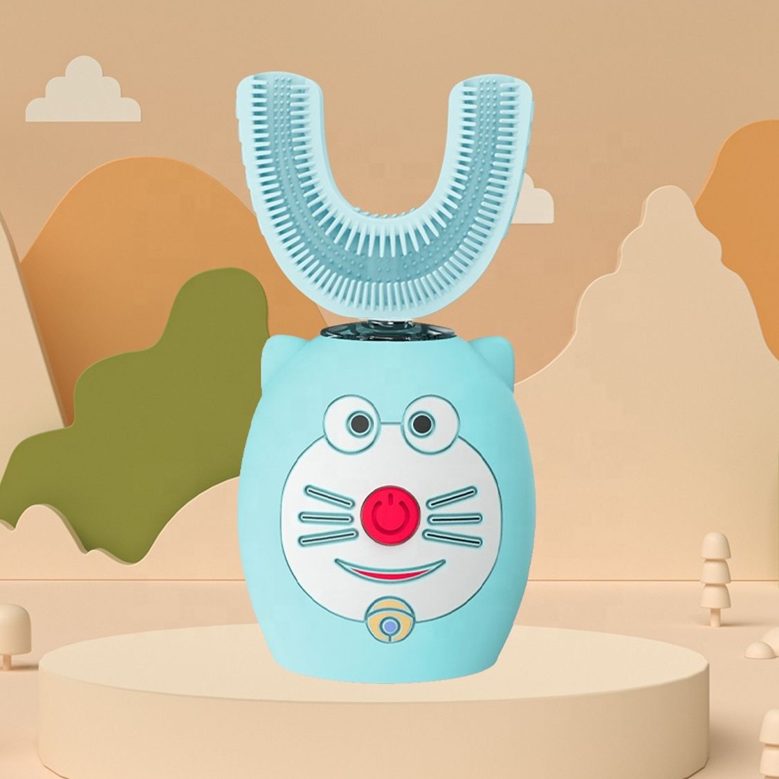 مسواک برقی کودک مدل عروسکی کد 7-1 - - 10