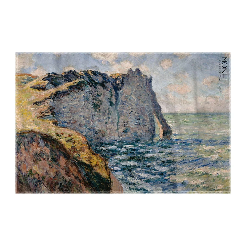 کاغذ کادو ترمه طراحان ایده مدل صخره های اول، اترتات از مونه کد art0207 سایز 57x37 سانتی متر