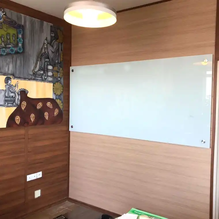 تخته وایت برد شیشه‌ ای عکسنگ مدل CG19 سایز 180x90 سانتی متر