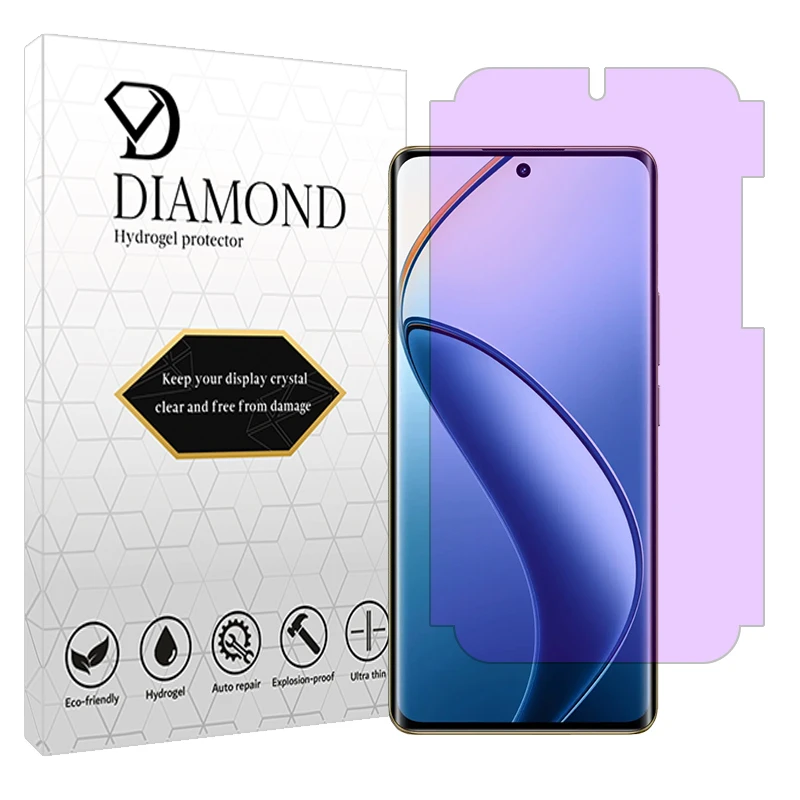محافظ صفحه نمایش آنتی پرپل دیاموند مدل Eye Care مناسب برای گوشی موبایل ریلمی 12 Pro Plus