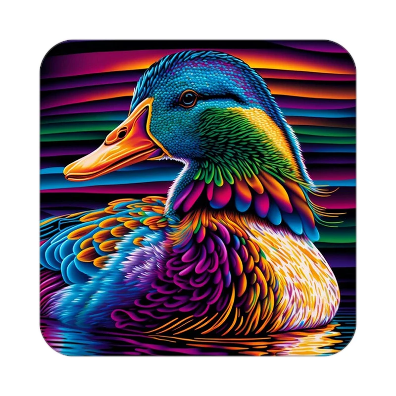 زیر لیوانی کاکتی طرح حیوانات رنگی مدل mp25567