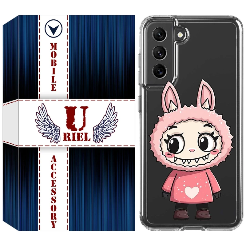 کاور یوریل مدل Clear کد 139 طرح لبوبو مناسب برای گوشی موبایل سامسونگ Galaxy S21 FE