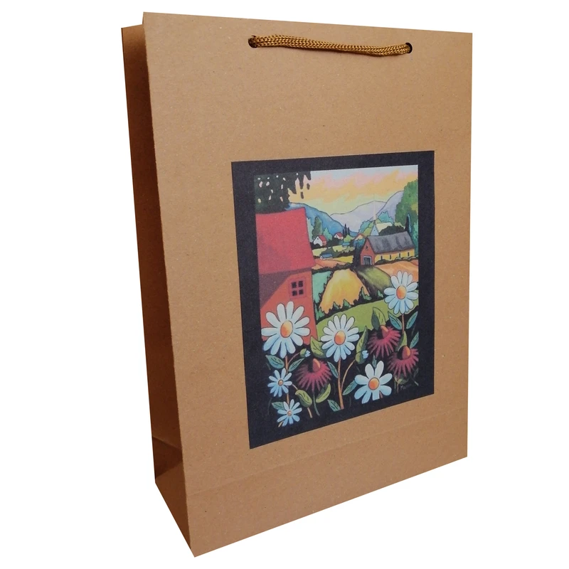 ساک هدیه مدل دهکده آرامش مجموعه 2 عددی