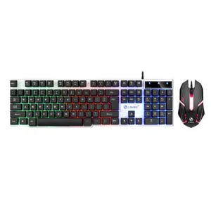 Limeide NEW GAMING-GTX300 Gaming Keyboard With Mouse, Membrane Switch, Full-Size, LED RGB Lighting
