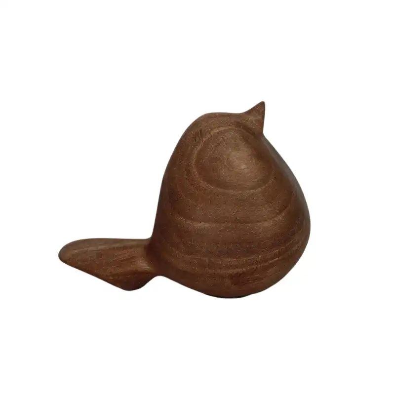 مجسمه چوبی مدل گنجشک تپل