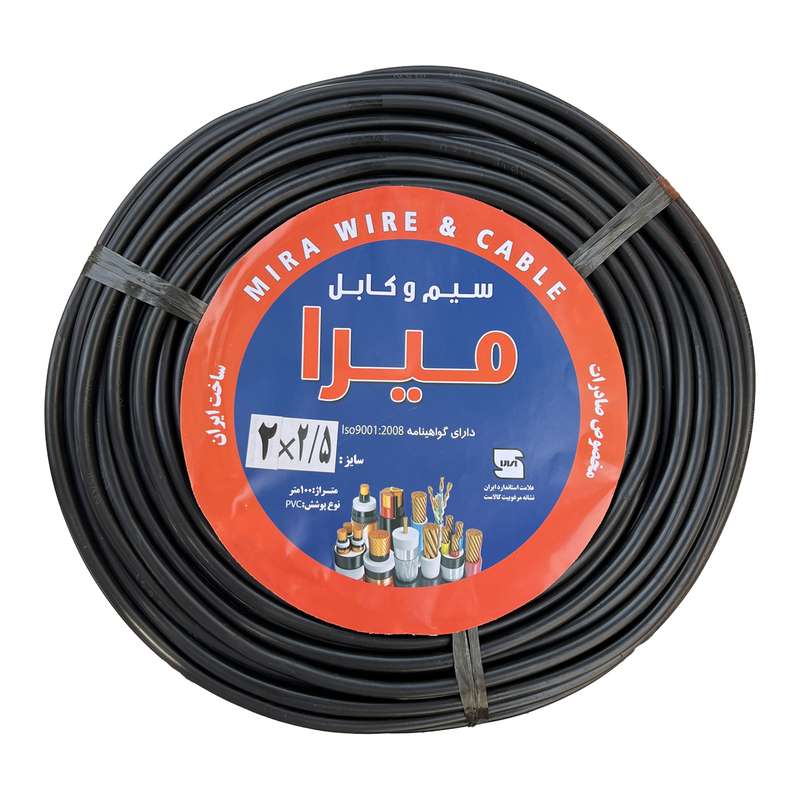  کابل برق 2 در 2.5 میرا مدل افشان