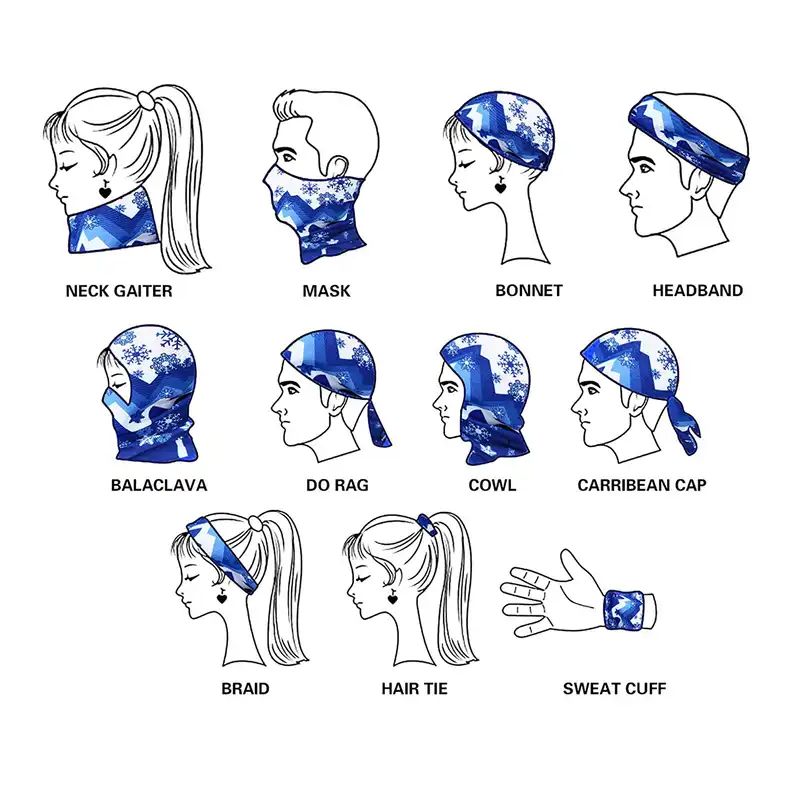 دستمال سر و گردن هزاردستان مدل das23