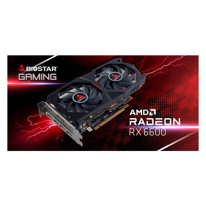 کارت گرافیک بایوستار مدل  AMD Radeon RX6600  8GB
