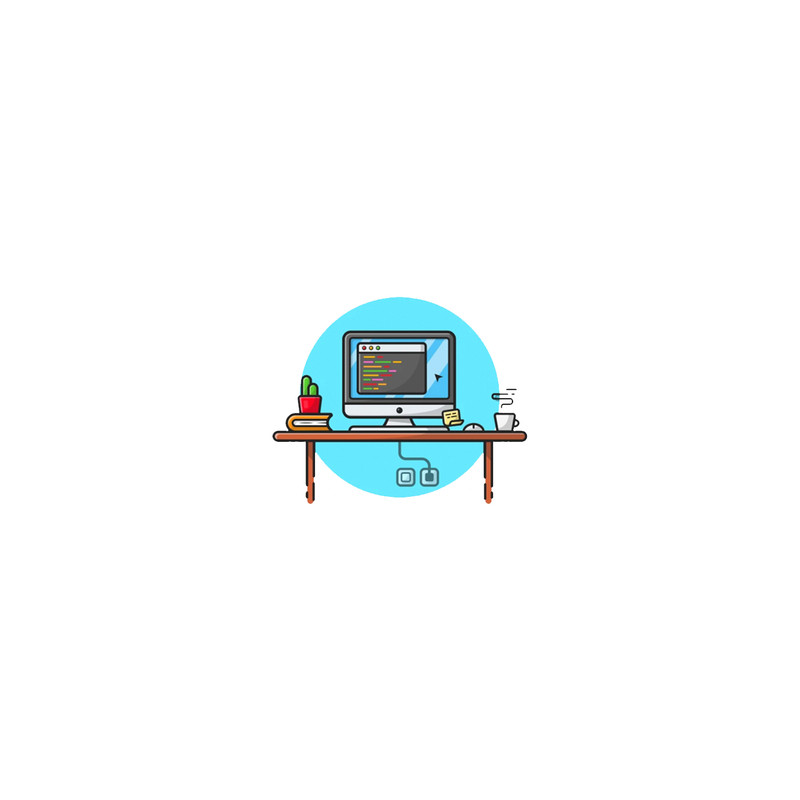 استیکر لپ تاپ لولو طرح برنامه نویسی کد 490