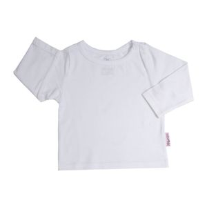 تی شرت آستین بلند نوزادی آدمک مدل 02 کد 147968رنگ سفید