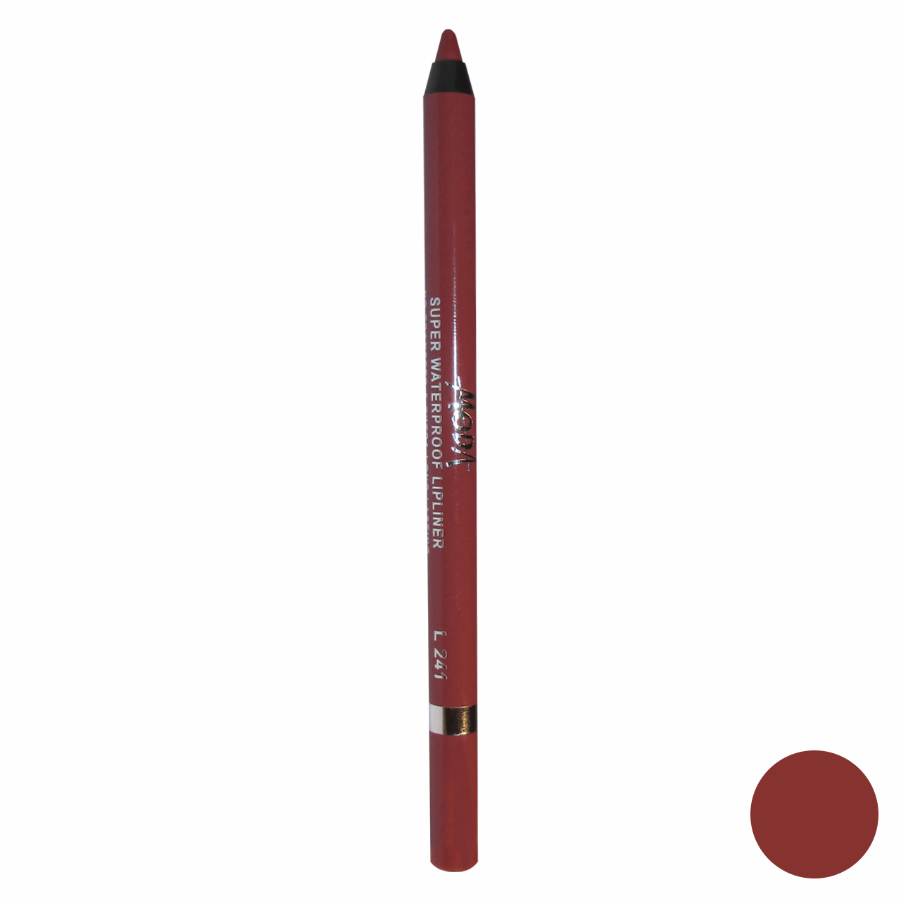 مداد لب مودا مدل super waterproof lipliner شماره L241 -  - 1