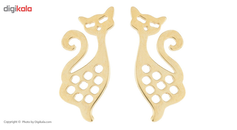 گوشواره طلا 18 عیار ماهک مدل ME0716 - 2