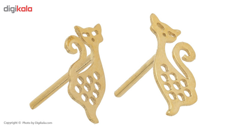 گوشواره طلا 18 عیار ماهک مدل ME0716 - 4