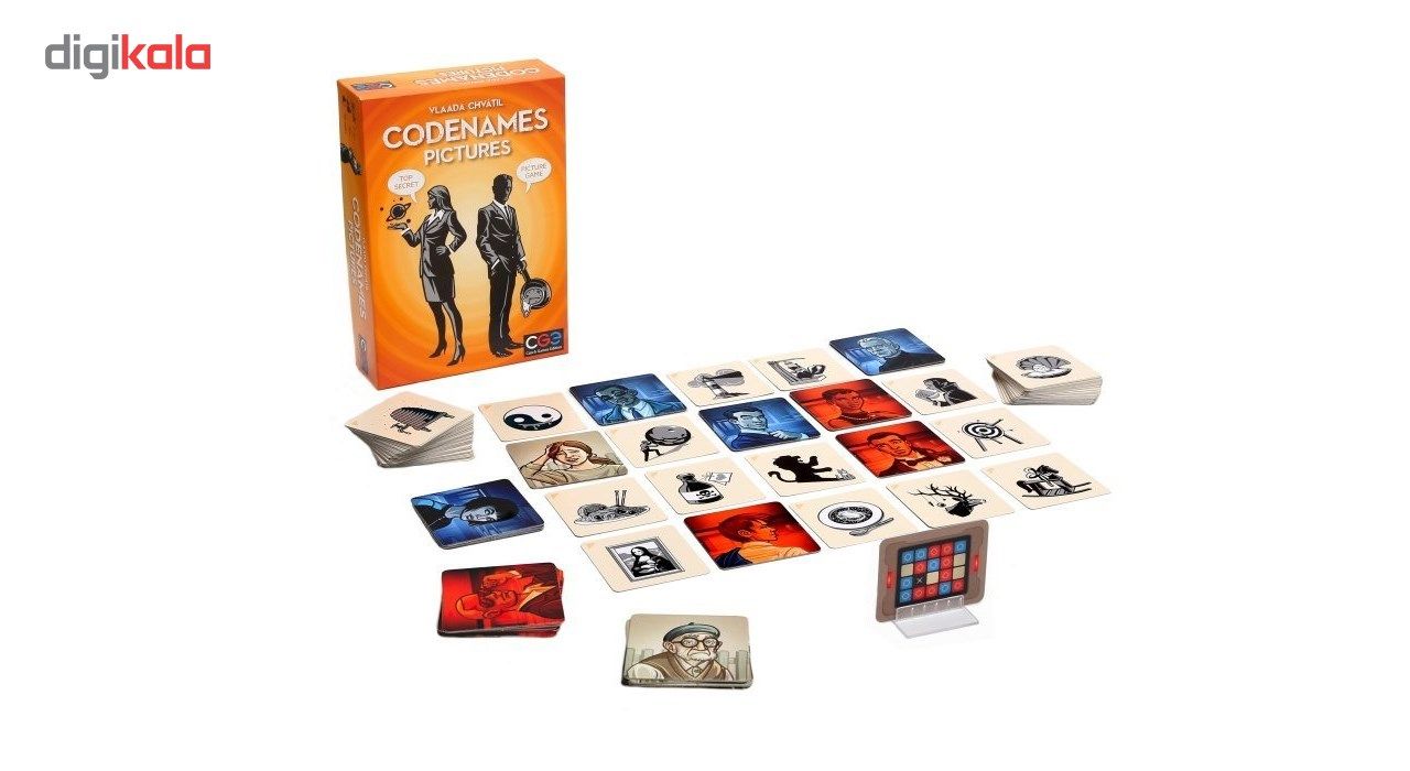 بازی فکری سی جی ای مدل Codenames Pictures -  - 10