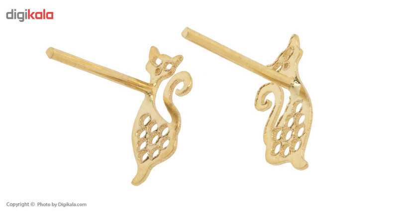 گوشواره طلا 18 عیار ماهک مدل ME0716 - 3