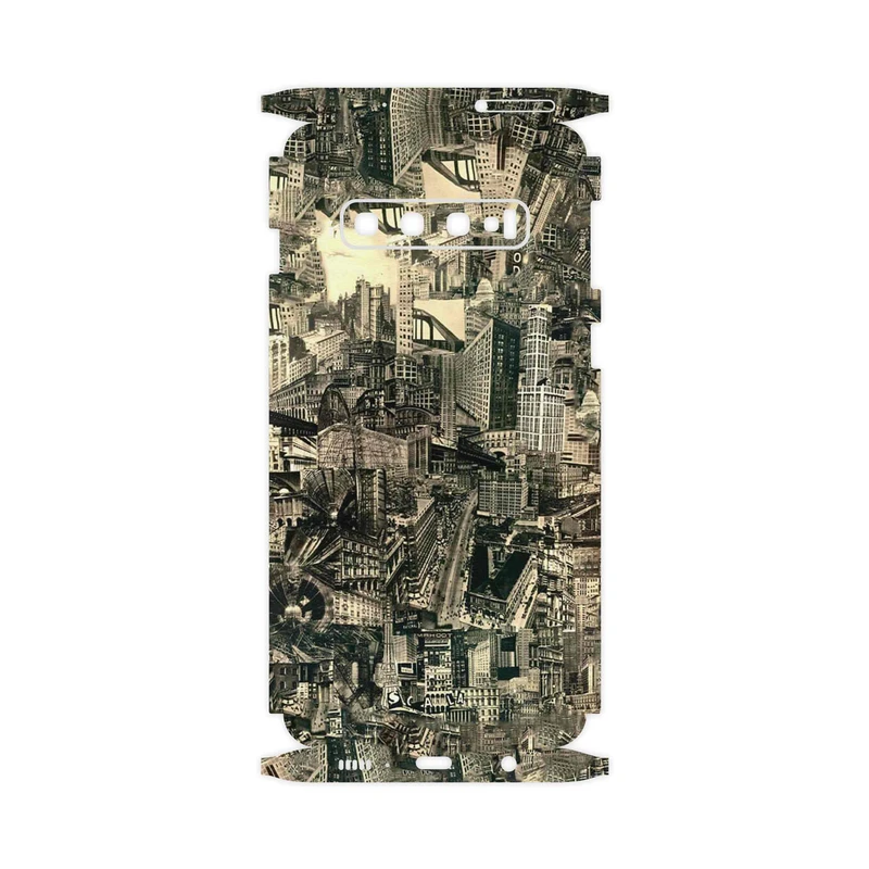 برچسب پوششی ماهوت مدل Collage of Skyscraper-FullSkin مناسب برای گوشی موبایل سامسونگ Galaxy S10
