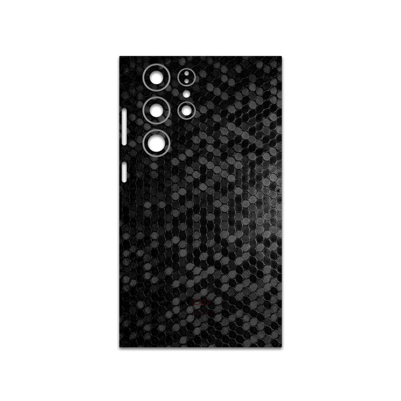 برچسب پوششی ماهوت مدل Honey-Comb-Circle مناسب برای گوشی موبایل سامسونگ Galaxy S23 Ultra