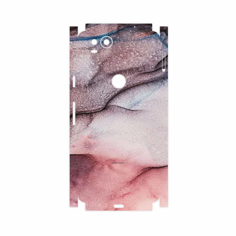 برچسب پوششی ماهوت مدل Smoky pink marble-FullSkin مناسب برای گوشی موبایل گوگل Pixel 2