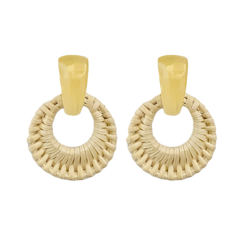 گوشواره زنانه مدل حصیری کد e0114 گوشواره زنانه مدل حصیری کد e0114