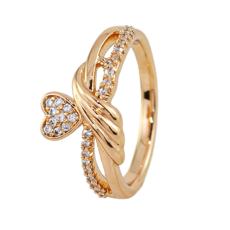 انگشتر زنانه ژوپینگ مدل قلبی کد AAE711