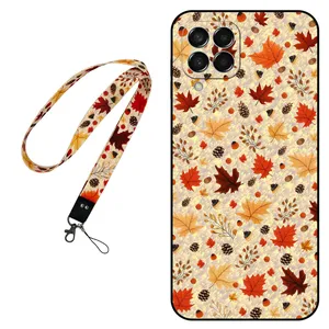 Megafone Fall 0017 Cover For Samsung Galaxy M33 5G Mobile Neckband