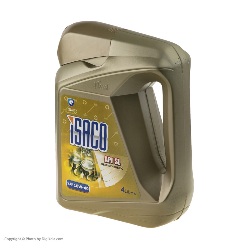 روغن موتور ایساکو مدل SAE 10W40 کد 0770702399 حجم 4 لیتر