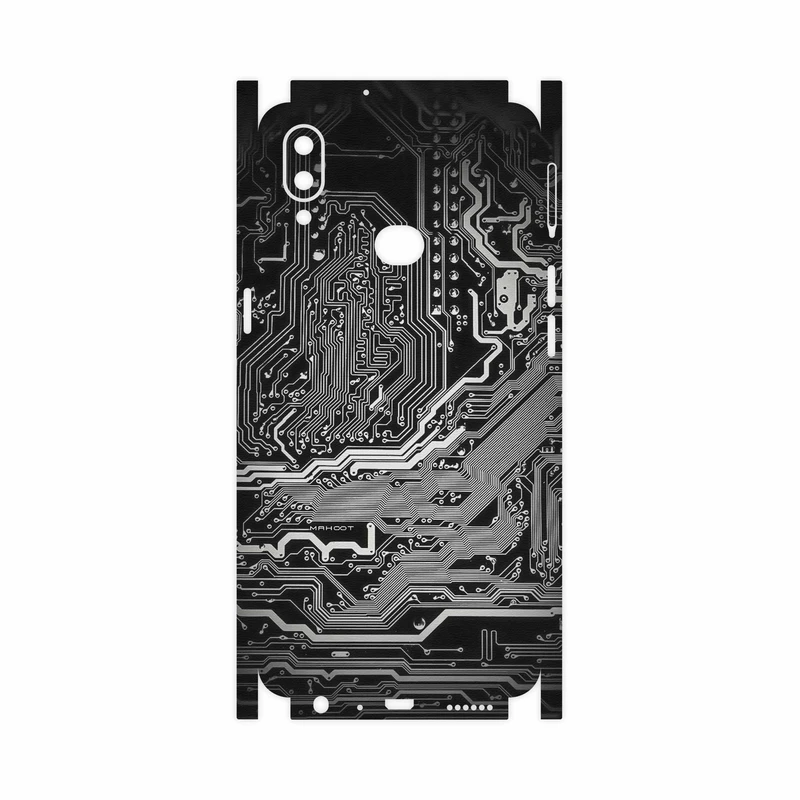 برچسب پوششی ماهوت مدل Black Printed Circuit Board-FullSkin مناسب برای گوشی موبایل سامسونگ Galaxy A10s