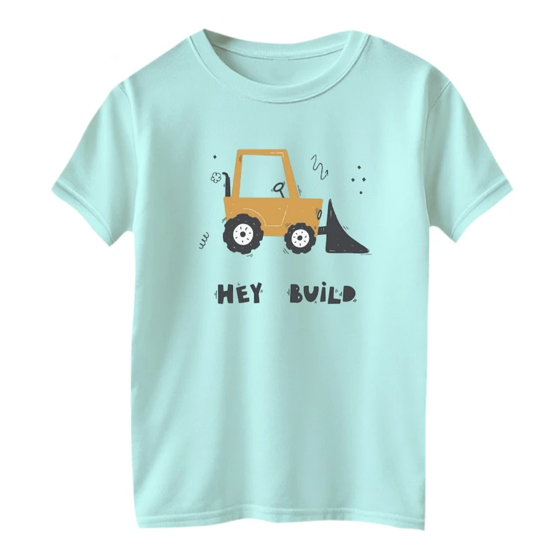 تی شرت آستین کوتاه بچگانه مدل ماشین کد ۲