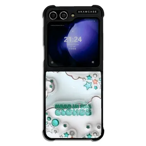 AKAM AMC-WSGZFLIP5-JELLY-34 Cover For Samsung Galaxy Z Flip 5